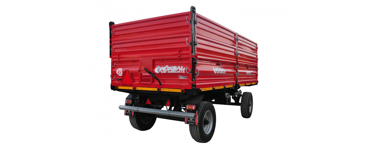 10 TON İKİ DİNGİL DÖRT LASTİK SAC KASA GERİ DAMPERLİ RÖMORK 10 TON İKİ DİNGİL DÖRT LASTİK SAC KASA GERİ DAMPERLİ RÖMORK