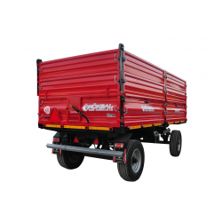 10 TON İKİ DİNGİL DÖRT LASTİK SAC KASA GERİ DAMPERLİ RÖMORK