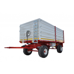 8 TON İKİ DİNGİL DÖRT LASTİK SAC KASA GERİ DAMPERLİ RÖMORK
