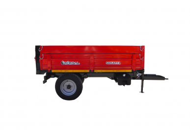 2,5 TON TEK DİNGİL İKİ LASTİK RÖMORKU