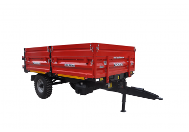  4 TON TEK DİNGİL İKİ LASTİK RÖMORKU
