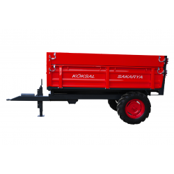 1 TON TEK DİNGİL  İKİ LASTİK RÖMORKU