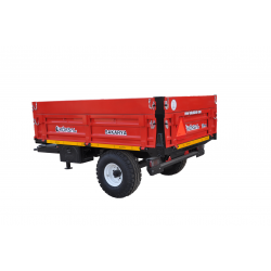 1,5 TON TEK DİNGİL İKİ LASTİK RÖMORKU