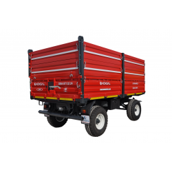 4 TON İKİ DİNGİL DÖRT LASTİK SAC KASA GERİ DAMPERLİ RÖMORK